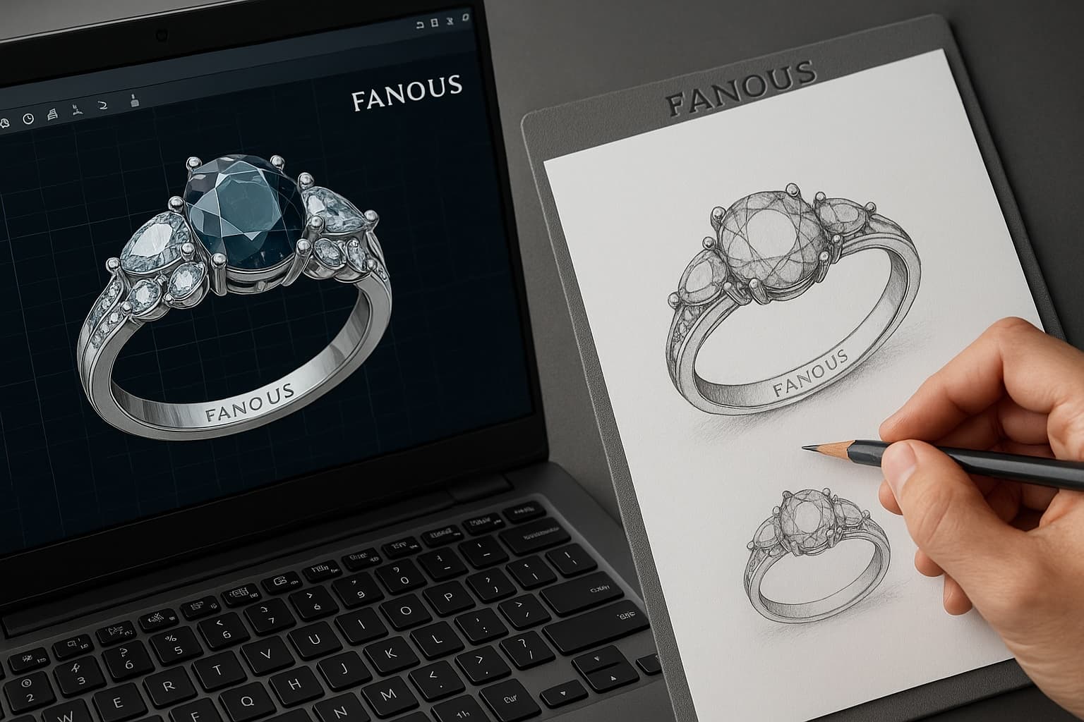 From Idea to Reality: The Fanous custom design process begins with your inspiration and ends with a masterpiece