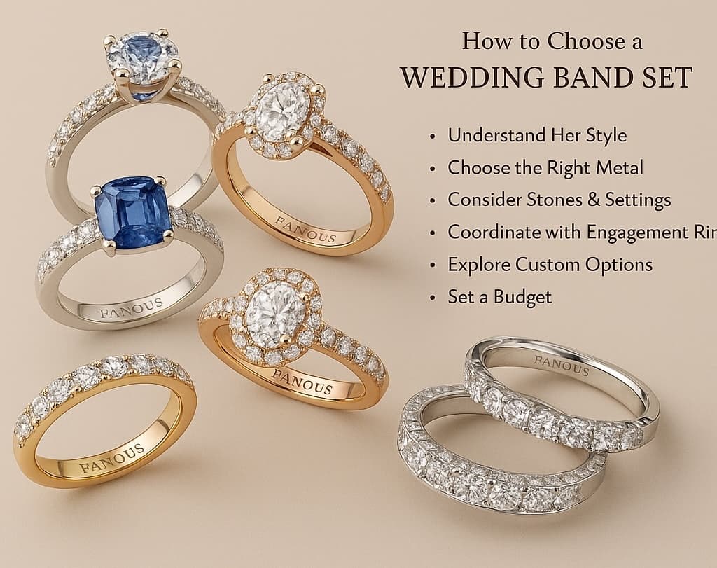 Explore elegant wedding band sets for her. Find your perfect match with our comprehensive guide to stunning pairs.