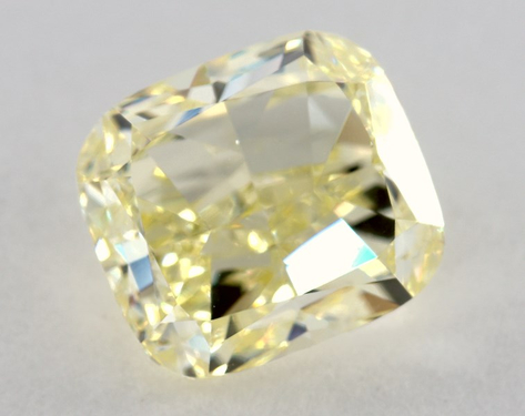 2.03ct Cushion Cut Yellow SI2 G-Very_Good GIA