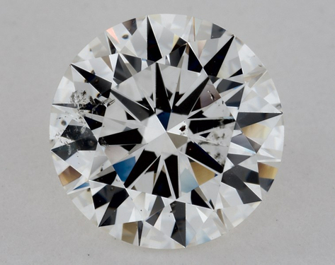 2.31ct Round Cut F SI1 EX-EX-EX GIA