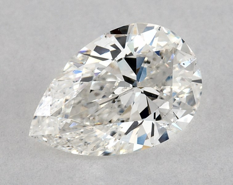 1.02ct Pear Cut F SI1 Very_Good-Very_Good GIA