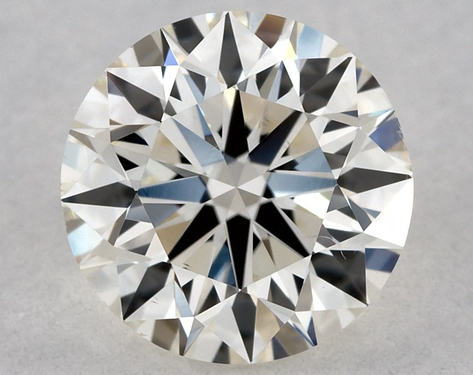 0.8ct Round Cut J SI1 EX-EX-EX GIA