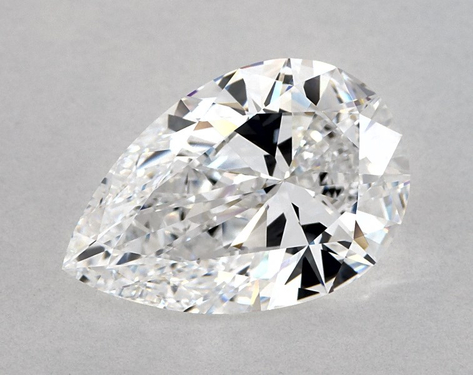 4.01ct Pear Cut D VVS2 EX-EX GIA
