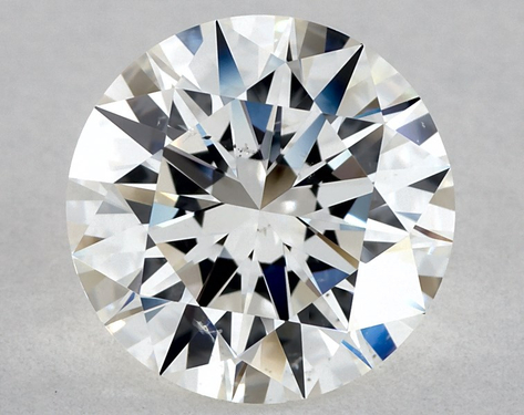 1.01ct Round Cut G SI2 EX-EX-EX GIA