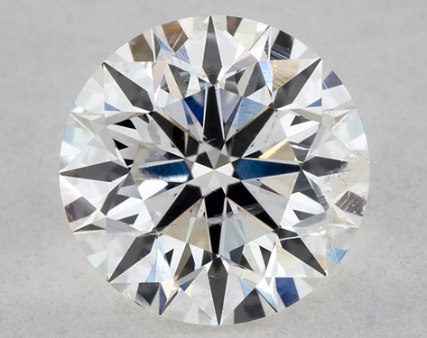 0.81ct Round Cut G I1 EX-EX-EX GIA