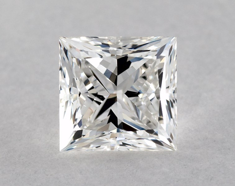 0.9ct Princess Cut F SI1 EX-Very_Good GIA