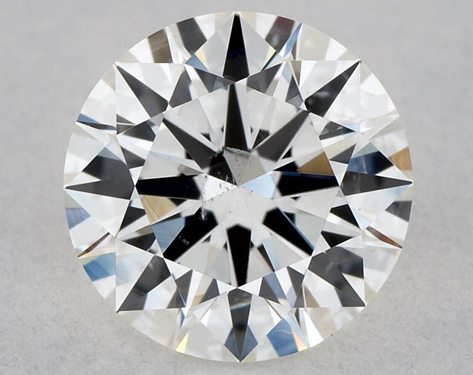0.8ct Round Cut H SI2 EX-Very_Good-EX GIA
