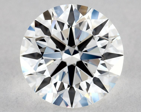 1.06ct Round Cut F VVS2 EX-EX-EX GIA
