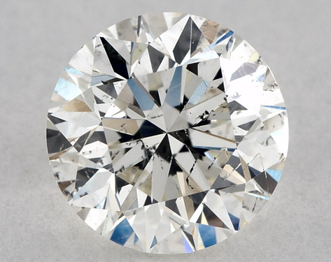 0.91ct Round Cut J SI2 Very_Good-EX-Very_Good GIA