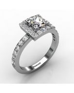 18k White Gold Engagement Ring 0.620cts SKU: 0200955-18kw