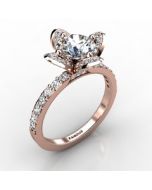 Rose Gold Engagement Ring 0.904cts SKU: 0200989-rose