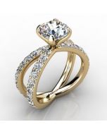 14k Yellow Gold Engagement Ring 1.340cts SKU: 0201009-14ky