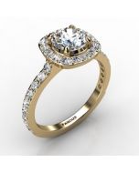 18k Yellow Gold Engagement Ring 0.690cts SKU: 0201010-18ky