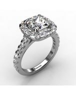 Platinum Engagement Ring 1.092cts SKU: 0201079-plat
