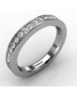 Platinum Wedding Band 0.414cts SKU: 0300717-plat