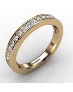 18k Yellow Gold Wedding Band 0.414cts SKU: 0300717-18ky