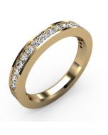 14k Yellow Gold Wedding Band 0.414cts SKU: 0300717-14ky