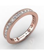 Rose Gold Wedding Band 0.736cts SKU: 0300857-rose