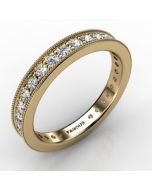 14k Yellow Gold Wedding Band 0.736cts SKU: 0300857-14ky