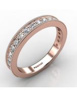 Rose Gold Wedding Band 0.483cts SKU: 0300858-rose