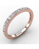 Rose Gold Wedding Band 0.506cts SKU: 0301010-rose