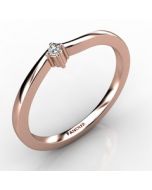 Rose Gold Wedding Band 0.023cts SKU: 0301053-rose