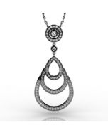 Platinum Pendant 1.385cts SKU: 2300722-plat