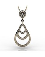 18k Yellow Gold Pendant 1.385cts SKU: 2300722-18ky