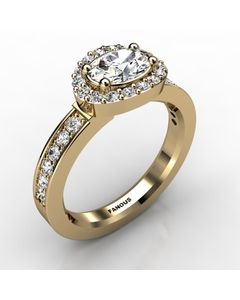 18k Yellow Gold Engagement Ring 0.516cts SKU: 0200717-18ky