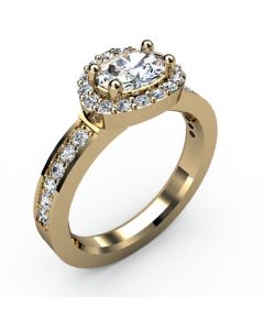 14k Yellow Gold Engagement Ring 0.516cts SKU: 0200717-14ky