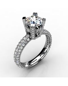 Platinum Engagement Ring 1.698cts SKU: 0200820-plat