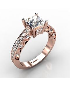 Rose Gold Engagement Ring 0.500cts SKU: 0200823-rose