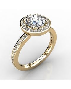 18k Yellow Gold Engagement Ring 0.532cts SKU: 0200825-18ky