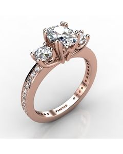 Rose Gold Engagement Ring 0.784cts SKU: 0200826-rose
