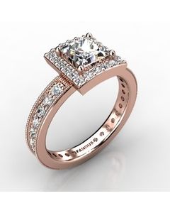 Rose Gold Engagement Ring 0.908cts SKU: 0200857-rose