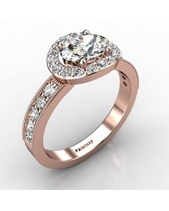 Rose Gold Engagement Ring 0.470cts SKU: 0200860-rose