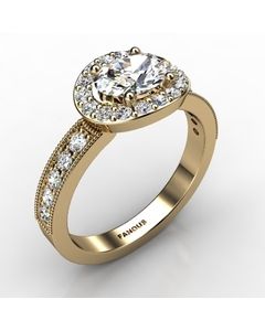 14k Yellow Gold Engagement Ring 0.470cts SKU: 0200860-14ky