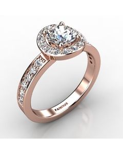 Rose Gold Engagement Ring 0.445cts SKU: 0200863-rose