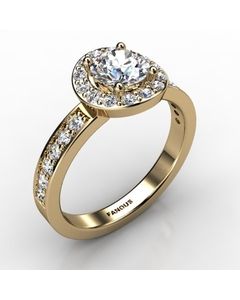 18k Yellow Gold Engagement Ring 0.445cts SKU: 0200863-18ky