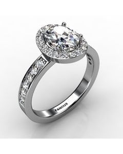 Platinum Engagement Ring 0.516cts SKU: 0200866-plat