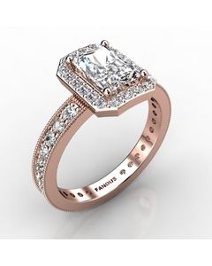 Rose Gold Engagement Ring 0.947cts SKU: 0200867-rose