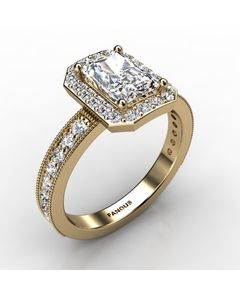 14k Yellow Gold Engagement Ring 0.694cts SKU: 0200868-14ky