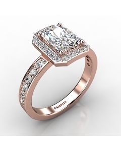 Rose Gold Engagement Ring 0.556cts SKU: 0200869-rose
