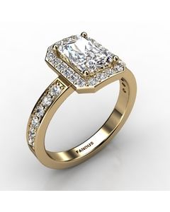18k Yellow Gold Engagement Ring 0.556cts SKU: 0200869-18ky