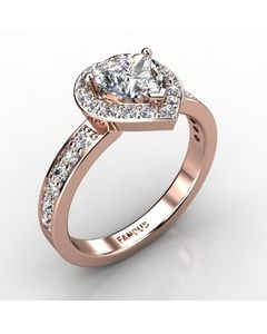 Rose Gold Engagement Ring 0.516cts SKU: 0200878-rose