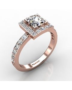 Rose Gold Engagement Ring 0.620cts SKU: 0200955-rose
