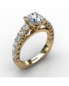 18k Yellow Gold Engagement Ring 0.826cts SKU: 0200958-18ky