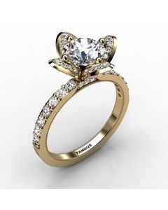 18k Yellow Gold Engagement Ring 0.904cts SKU: 0200989-18ky