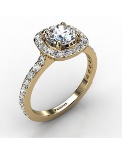 14k Yellow Gold Engagement Ring 0.690cts SKU: 0201010-14ky