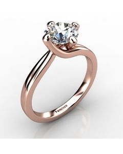 Rose Gold Engagement Ring SKU: 0201053-rose
